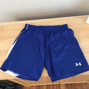 Under Armour blue shorts